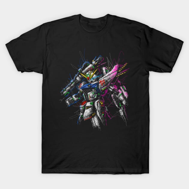 Gundam f91 T-Shirt by Shawngkolon